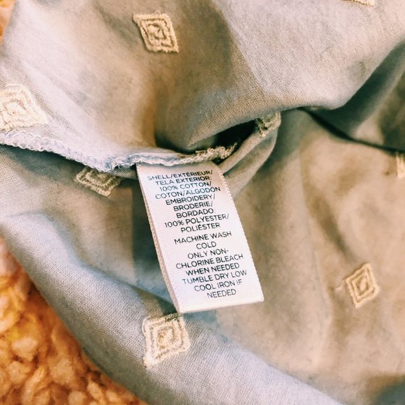 Ann Taylor Loft Blue The Softened Shirt Button Up - Picture 7 of 8